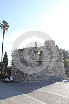 Kos Island (Cos Island) ancient architecture. Street view, Greece. Sunny day photo